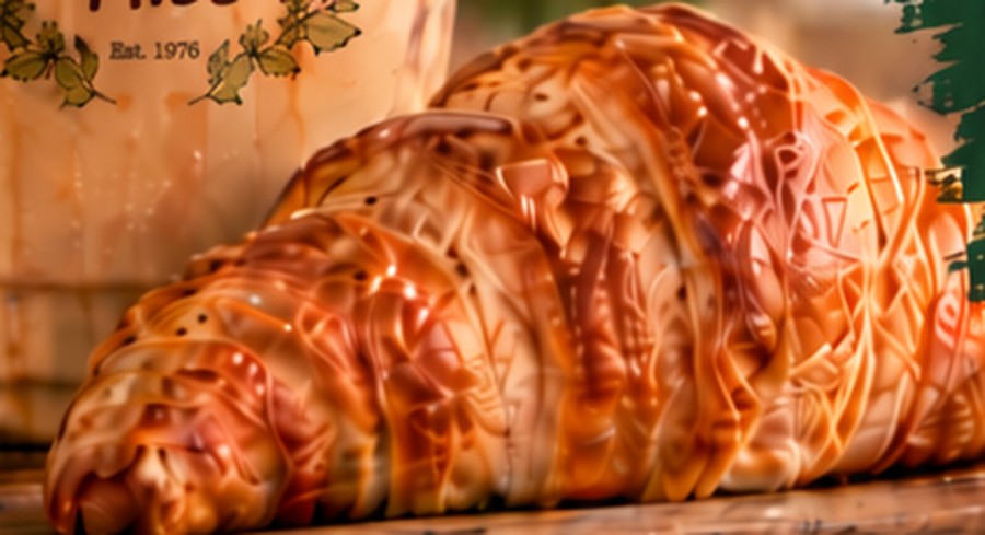 Fresh croissant at The Coffee Mill